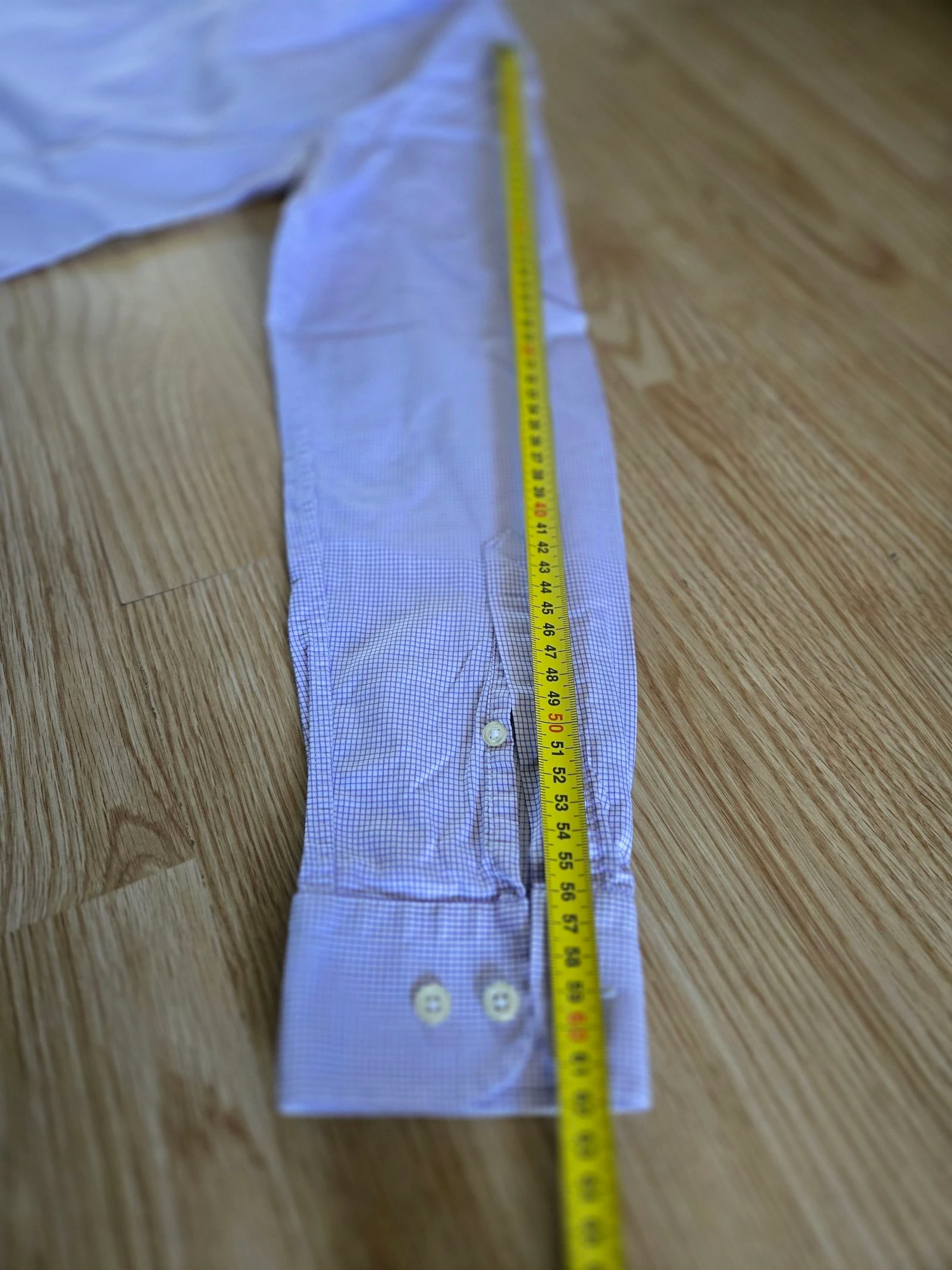 Purple Checkered Shirt Café Coton size M – photo 7